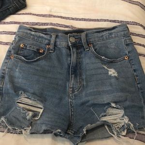 Ripped Jean shorts